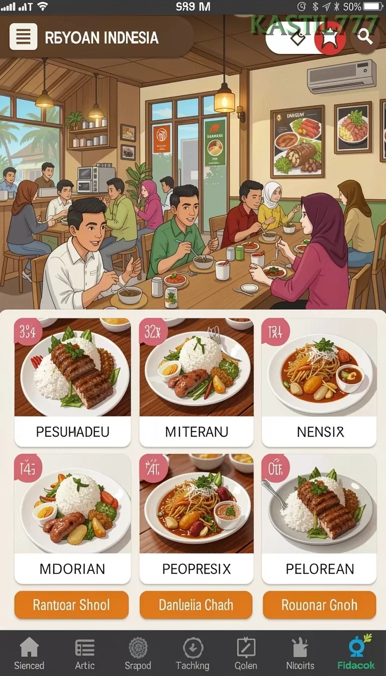 Cuplikan layar QTGAME — halaman utama