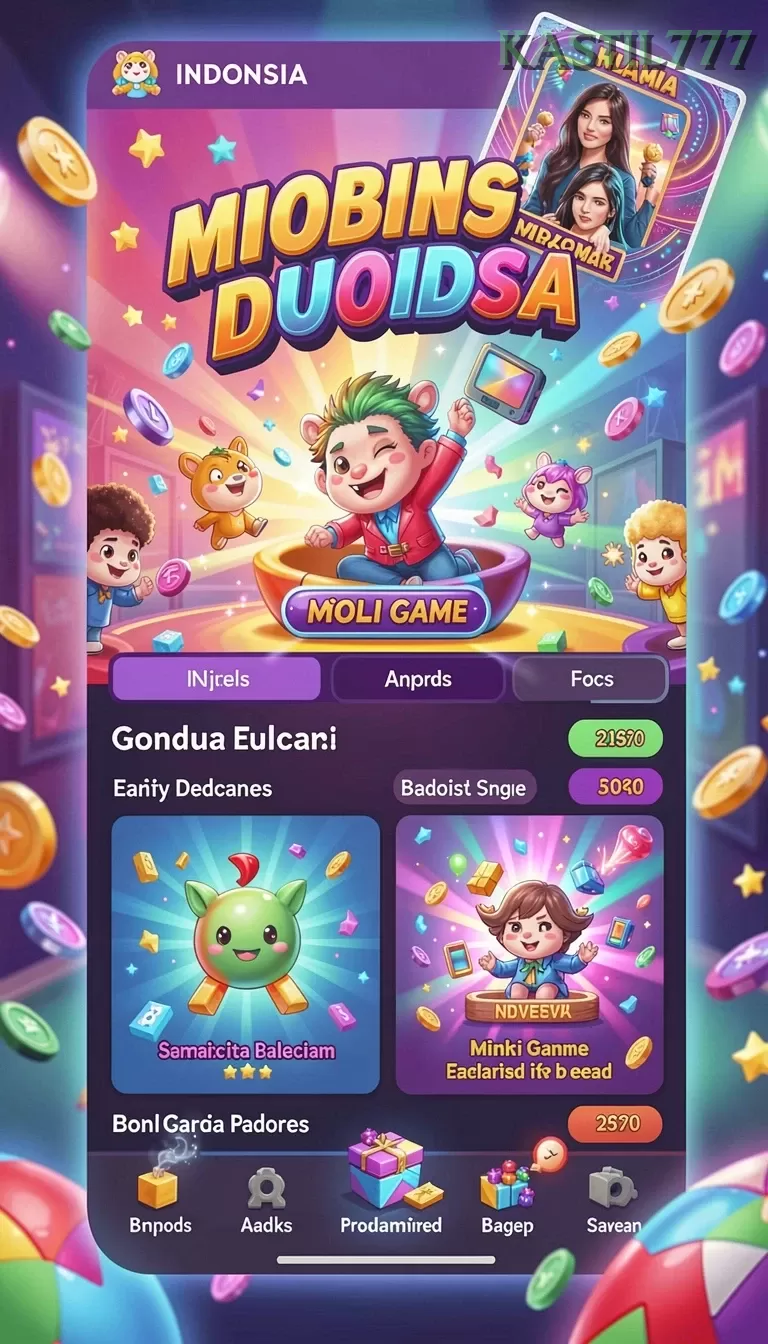 Cuplikan layar UPDATES — menu navigasi