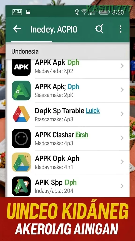 Cuplikan layar JTBLUE — aktivitas