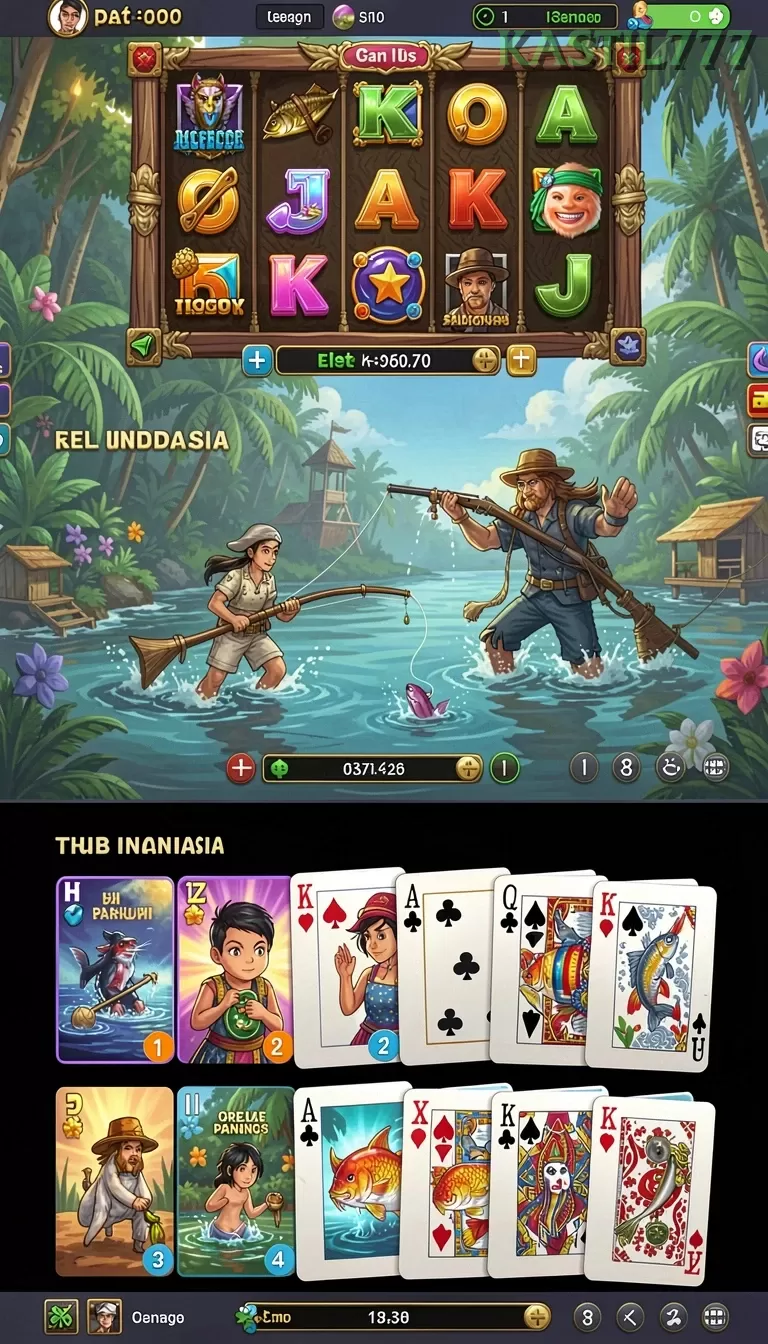 Cuplikan layar 380SLOT — menu navigasi